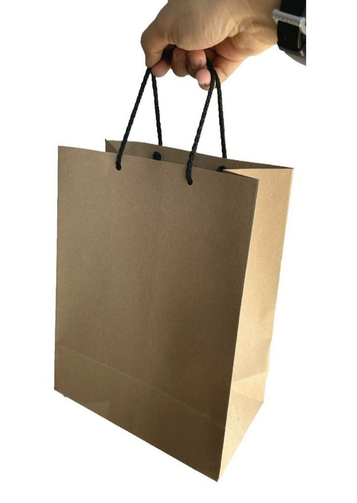 Bolsa papel kraft asas cordón ojal 14,5x6,5x11,5 cm - NOVEDAD - Publipack  Calafell. Tienda online de bolsas y productos de embalaje comercial.