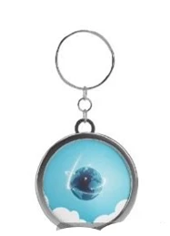 Llavero con Gota de Resina