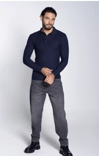 Polo Caballero Manga Larga