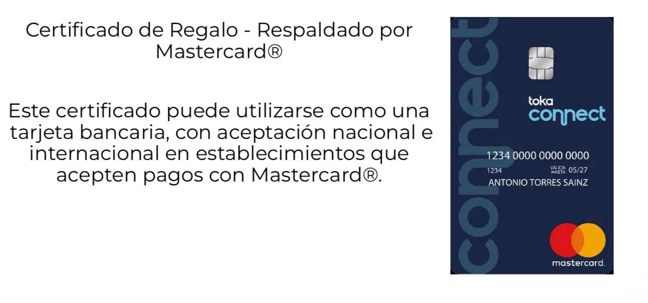 Tarjeta de Regalo MASTERCARD
