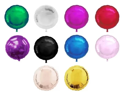 Globo Metálico redondo 18"