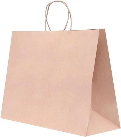 Bolsas de Papel Kraft con Asas Torcidas #50