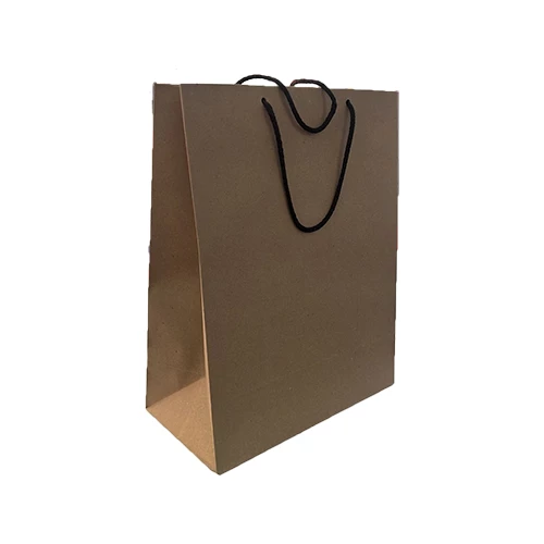 Bolsas de Papel Kraft asa de cordón