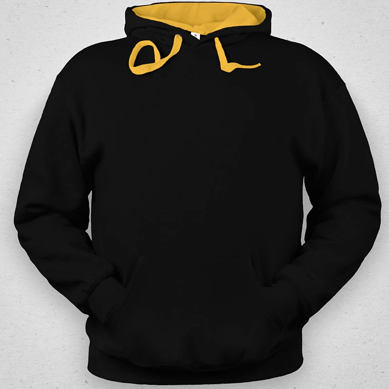 Sudadera Bicolor con Capucha y Cangurera