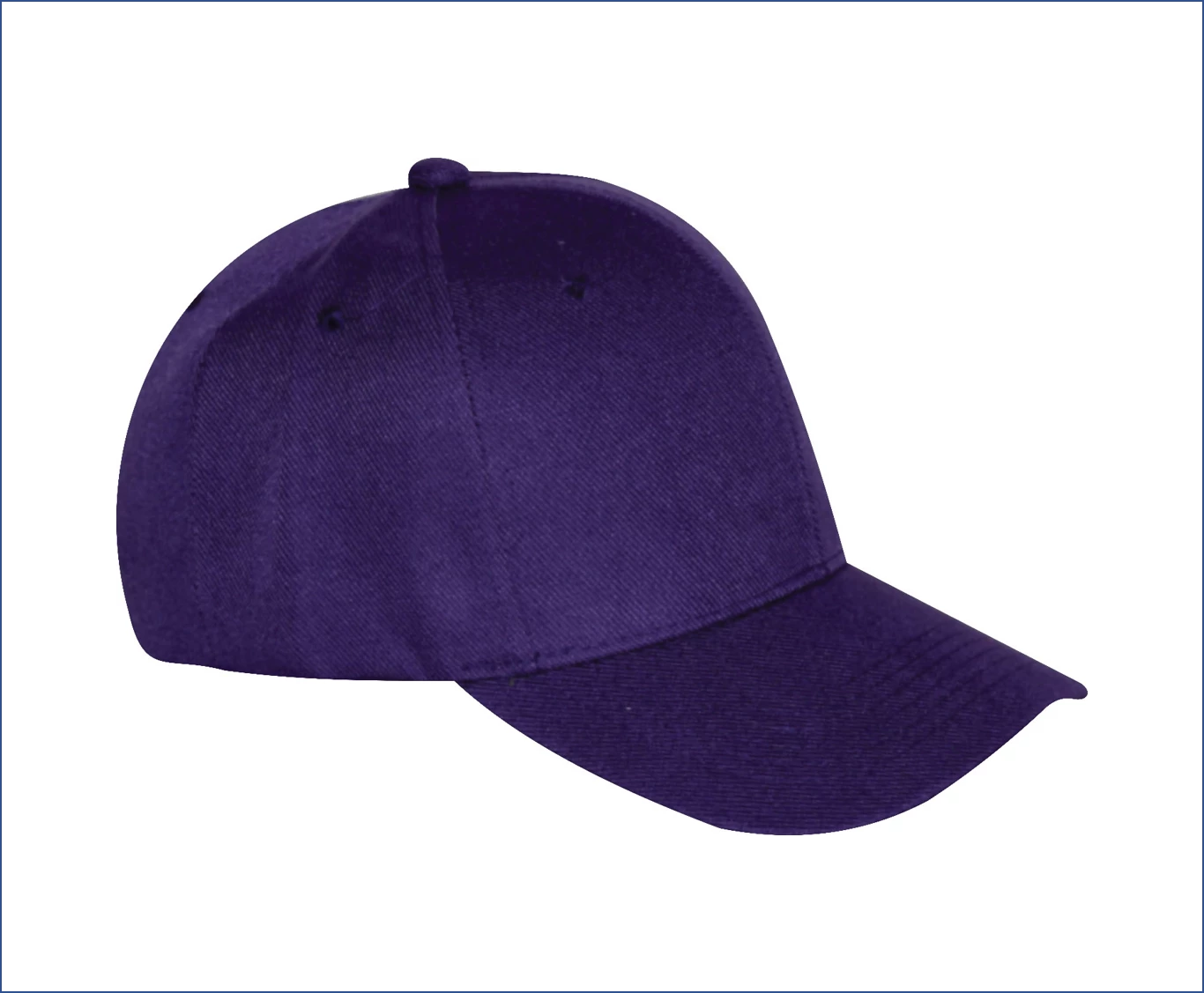 Gorra 6 Gajos Acrilico - Morado