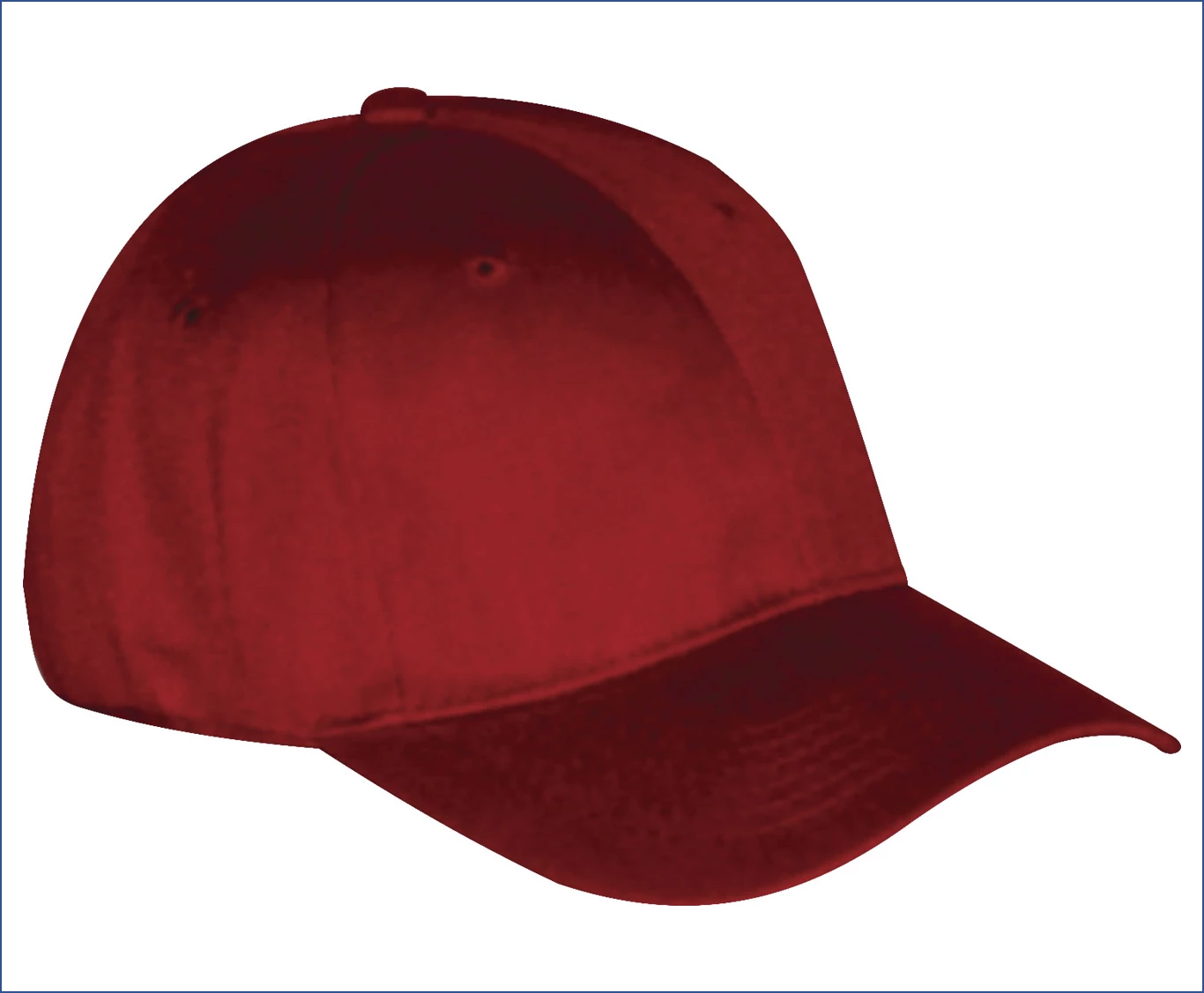 Gorra 6 Gajos Acrilico - Vino