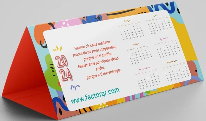 Calendario en Cartulina SBS
