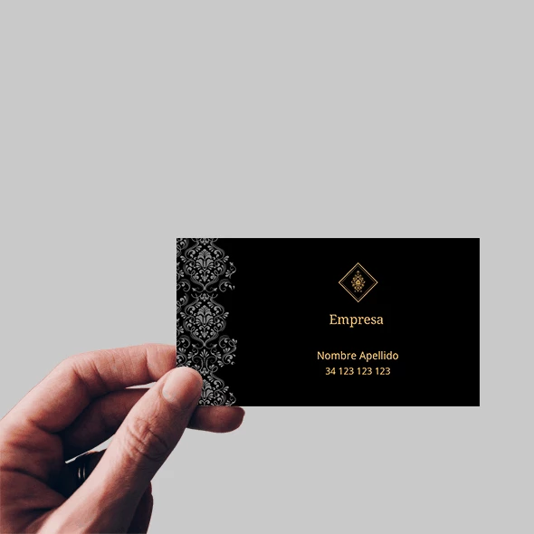 Tarjetas de Presentación en Cartulina Couché