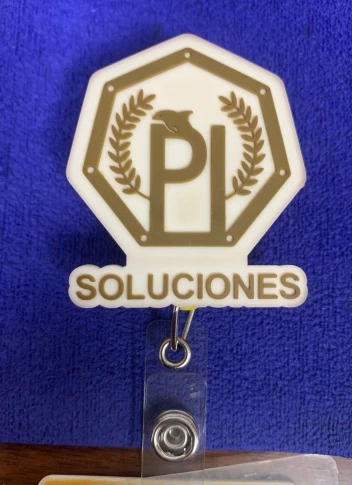 Yoyo Portagafete con Etiqueta PVC 2D