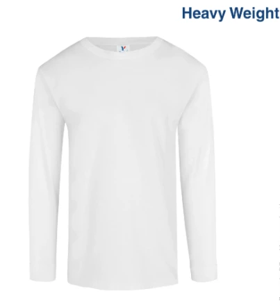 Playera Manga Larga Peso Completo